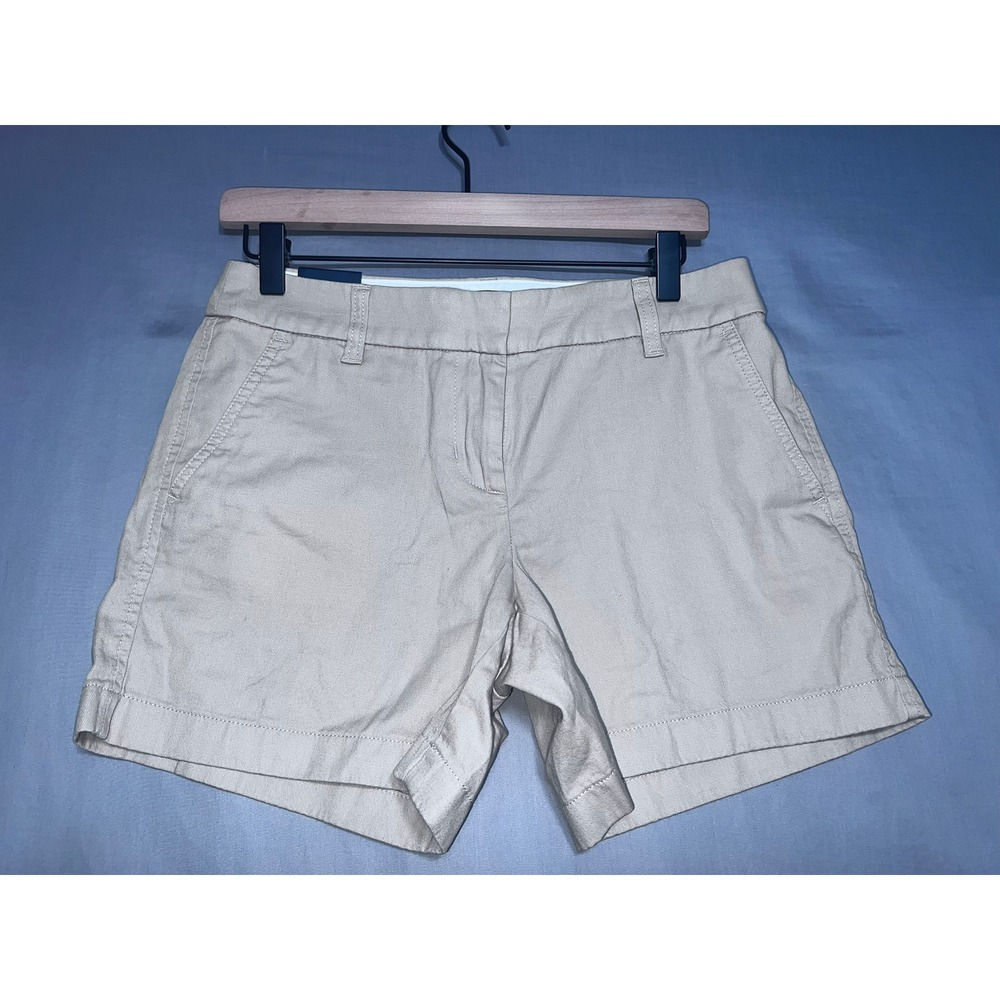 J.Crew NWT Womens 5 Inch Chino Crop Short Khaki Tan Size 2 New